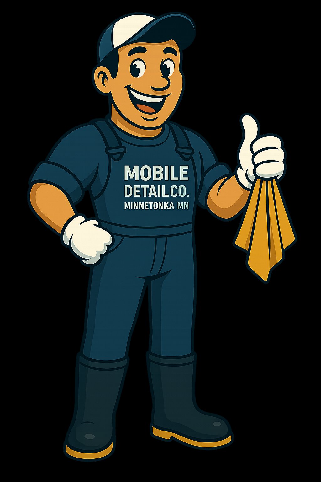 Mobile Detail Co. Mascot Character